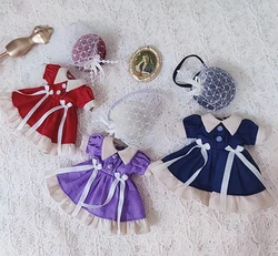 Ob11 Doll Clothes Doll Afternoon Tea Series Retro Girl Pointed Collar Doll Skirt Set For Ob11,Ymy,Ddf,Gsc,Body9 1/12 Bjd Dolls