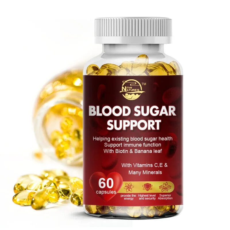 

Blood Sugar Blend Capsules- Blood Sugar Support Natural Supplement Blood Balance Formula -60 Vegan Capsules