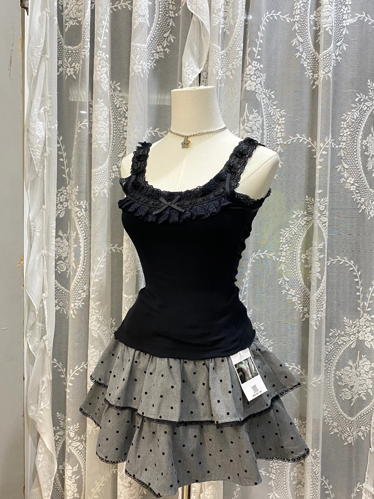 Japanese Vintage Spring Summer Spice Girls Sleeveless T-shirt Elegant Lace Slimming Tanks Top Cute Bow High Stretch Basic Camis