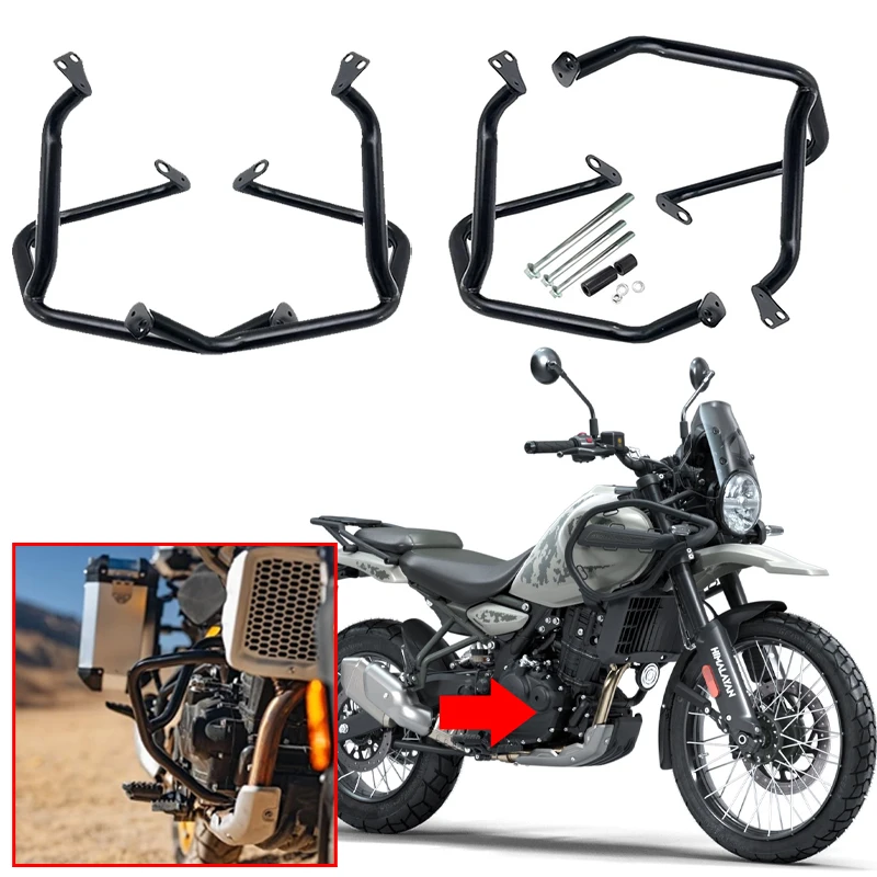 

Motorcycle Frame Protection Bumper For Himalayan 450 452 Himalayan450 2024 2025 Anti-Fall Protection Engine Protective Kit Cover