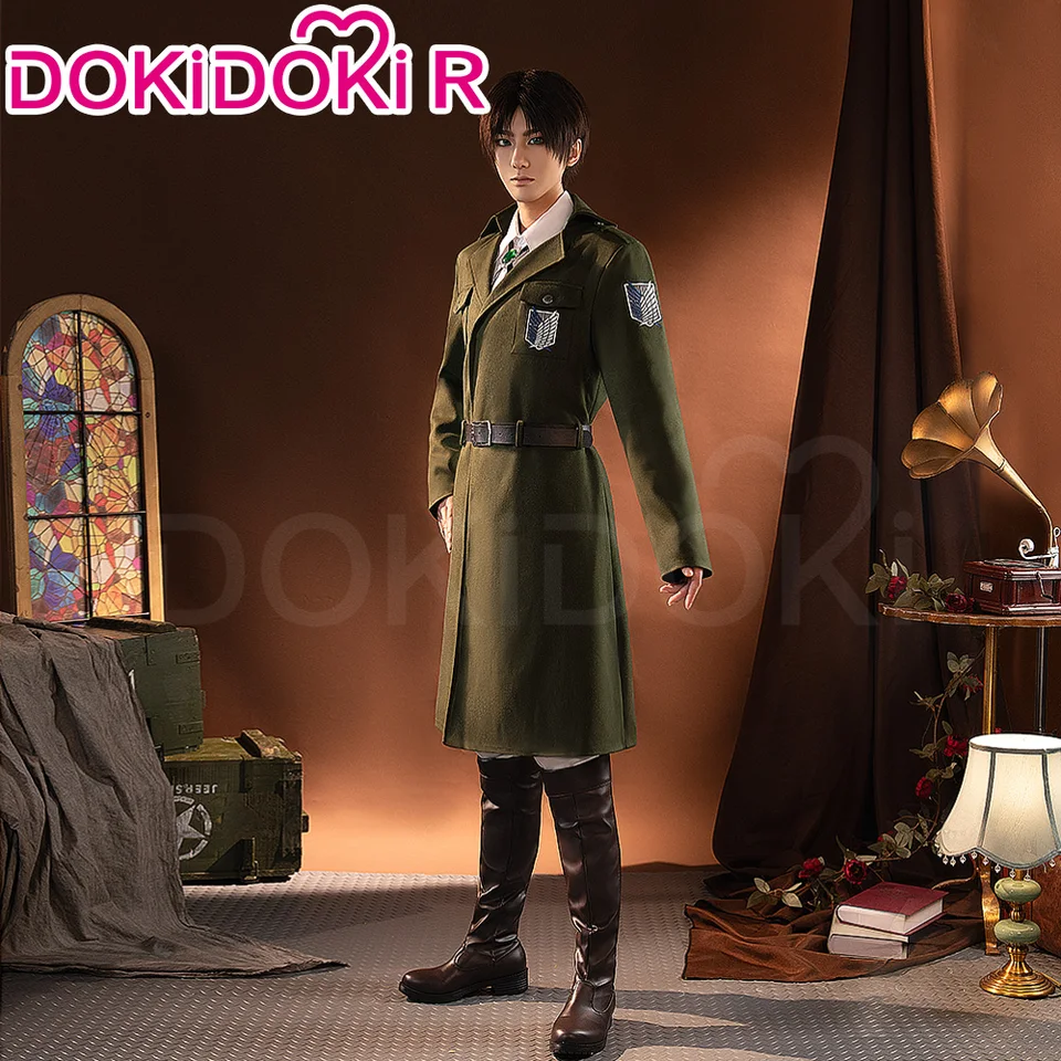 IN STOCK Erenn Mikasaa Levii Hangee Arminn Cosplay Costume Anime