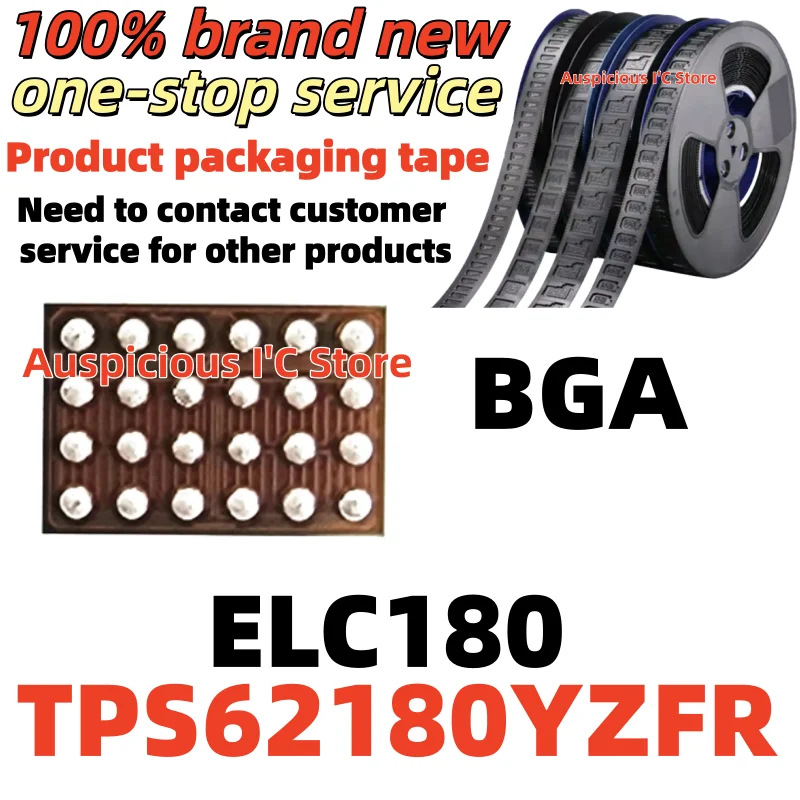 (2-10pcs) ELC180 TPS62180 TPS62180YZFR BGA