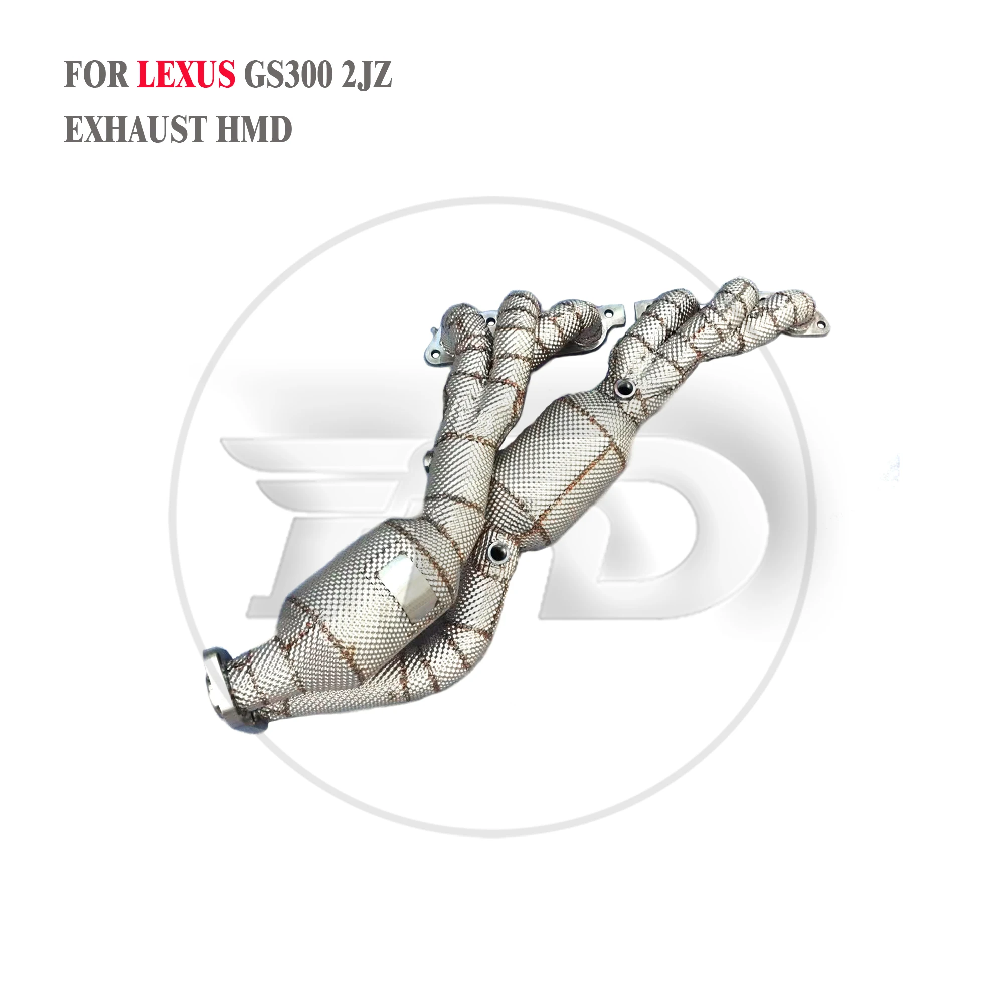 

HMD Exhaust System High Flow manifold Performance Downpipe for Lexus GS300 2JZ Engine 3.0L 1998-2003 With Heat Shield Headers