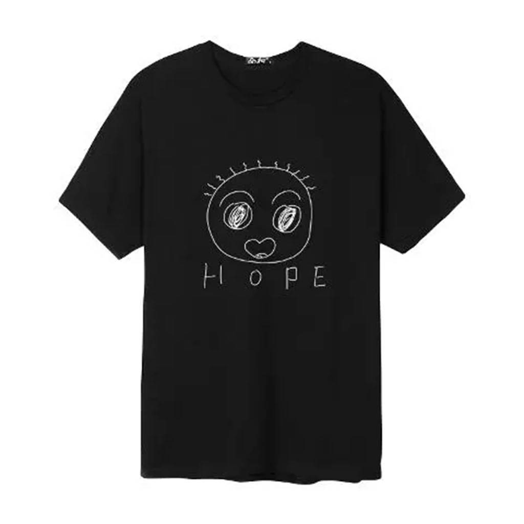 

Star Same T-shirt PHOTO 2025 Cartoon Scrawl CAT Printe Shirt Kpop Shirt Pullovers Women Korean Style Summer Oversized Tshirt