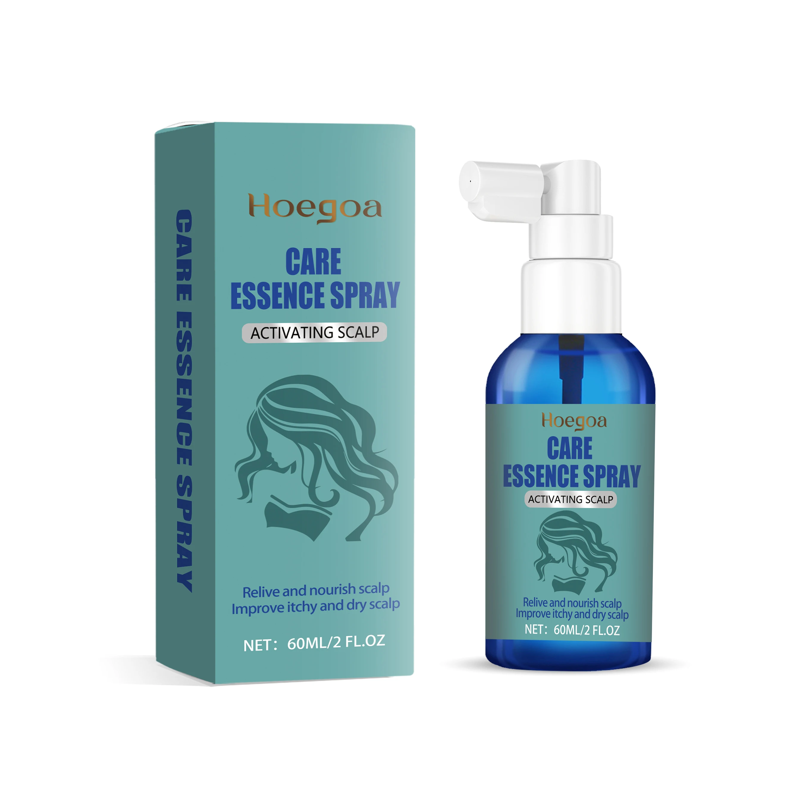 

Hoegoa Scalp Treatment Essence Spray Nourishes And Hydrates Scalp Hydrates And Softens Hair Care Essential Oil 3pcs