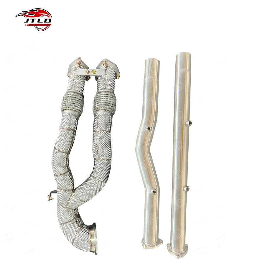 Professional High-Performance Stainless Steel Exhaust Downpipe Turbo Back Racing Pipe For Audi RS3 8V/8Y 2.5T
