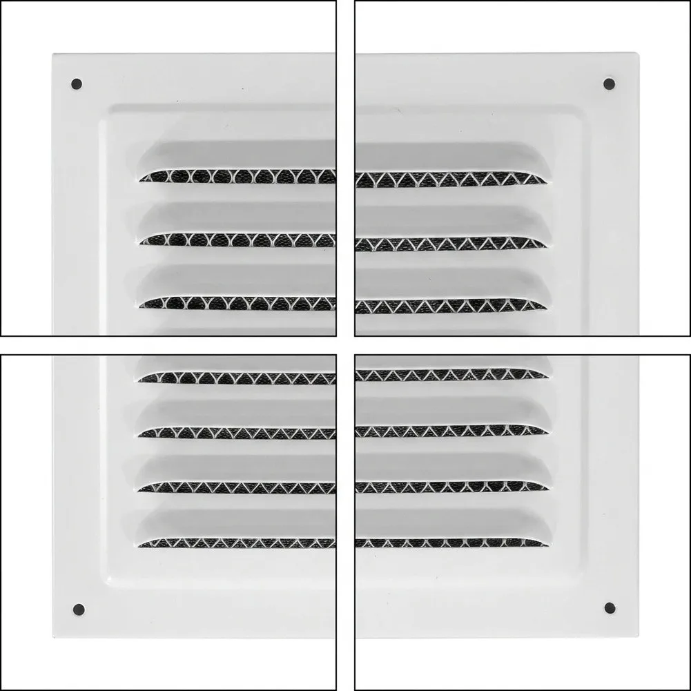 12x6 Stainless Steel Ventilation Duct with Louvered Wall Outlet and Integrated Mesh for Protection Against Debris and Moisture
