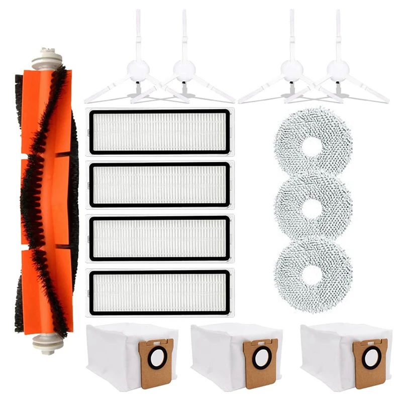 Комплект фильтров основной щетки и боковой щетки для Xiaomi Mijia B101CN/Dreame S10 Pro/Dreame L10S Ultra/X10 +/B101GL, аксессуары для роботов-пылесосов