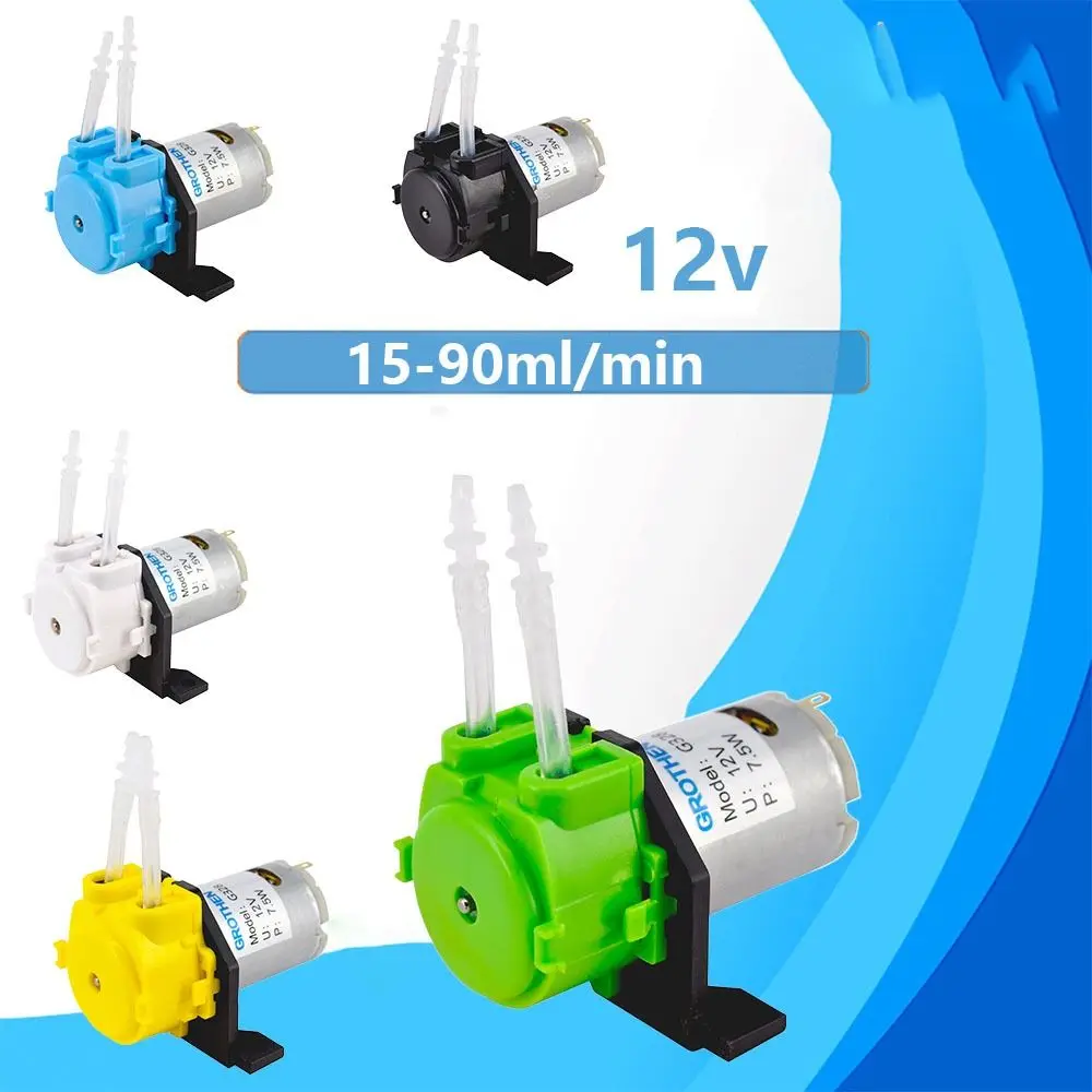 

3*5 Size 12V DC Dosing Pump 12V/24V Voltage Peristaltic Design Peristaltic Pump DC Powered DIY Compatible Aquarium Pump