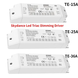 Skydance Led Triac Dimmen Fahrer TE-15A/25A/36A 200-240V Eingang, ausgang 15-36W 150-1200mA Konstante Strom Triac Dimmbar Fahrer