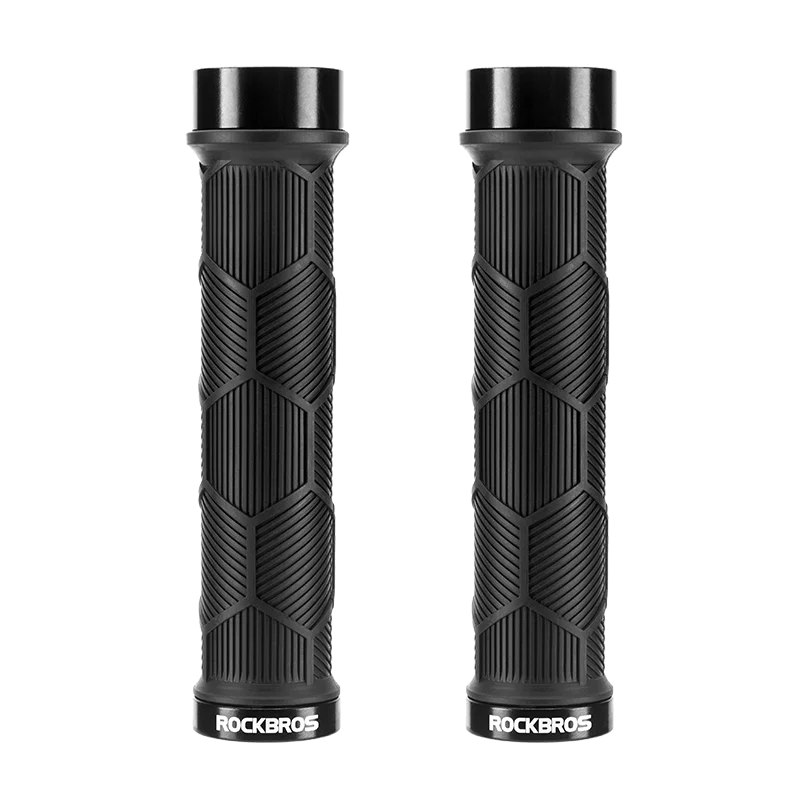 AliExpress ROCKBROS Bike HandleBar Grip Silicone Non-Slip Bike Handle Cover Ultralight Anti-skid Bike Handle Alloy Cycling Accessories