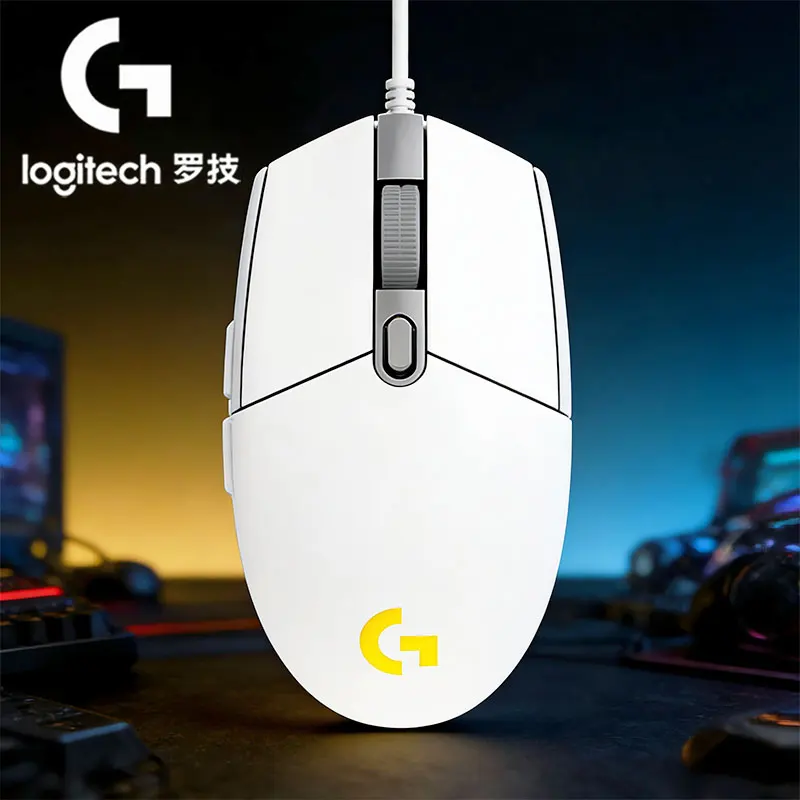 

Logitech G203/G102 Student Party e-sports office efficiency multiplier dual-mode wired silent mouse ergonomic lightweight