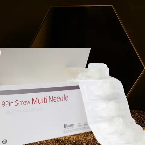 21개/상자 한국어 9핀 핸드 스킨케어 도구