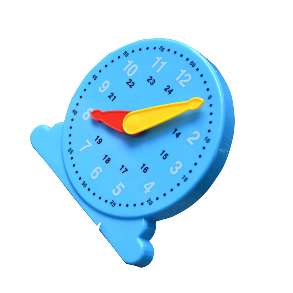 

Children Clock Toys Hour Second Cognition Colorful Clocks Teaching Aids Teacher Gear Learning Clock Model Adjustable Time