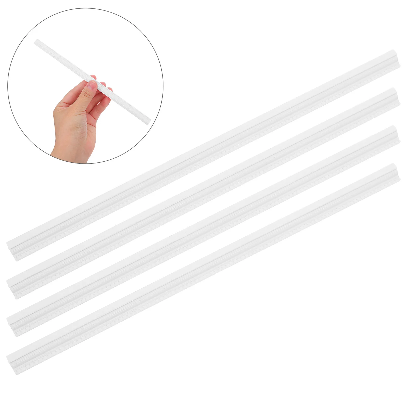 

4Pcs Miniature House Trim Plastic Skirting Board Realistic Wall Molding Trim DIY Dollhouse Accessories Crafts Decoration