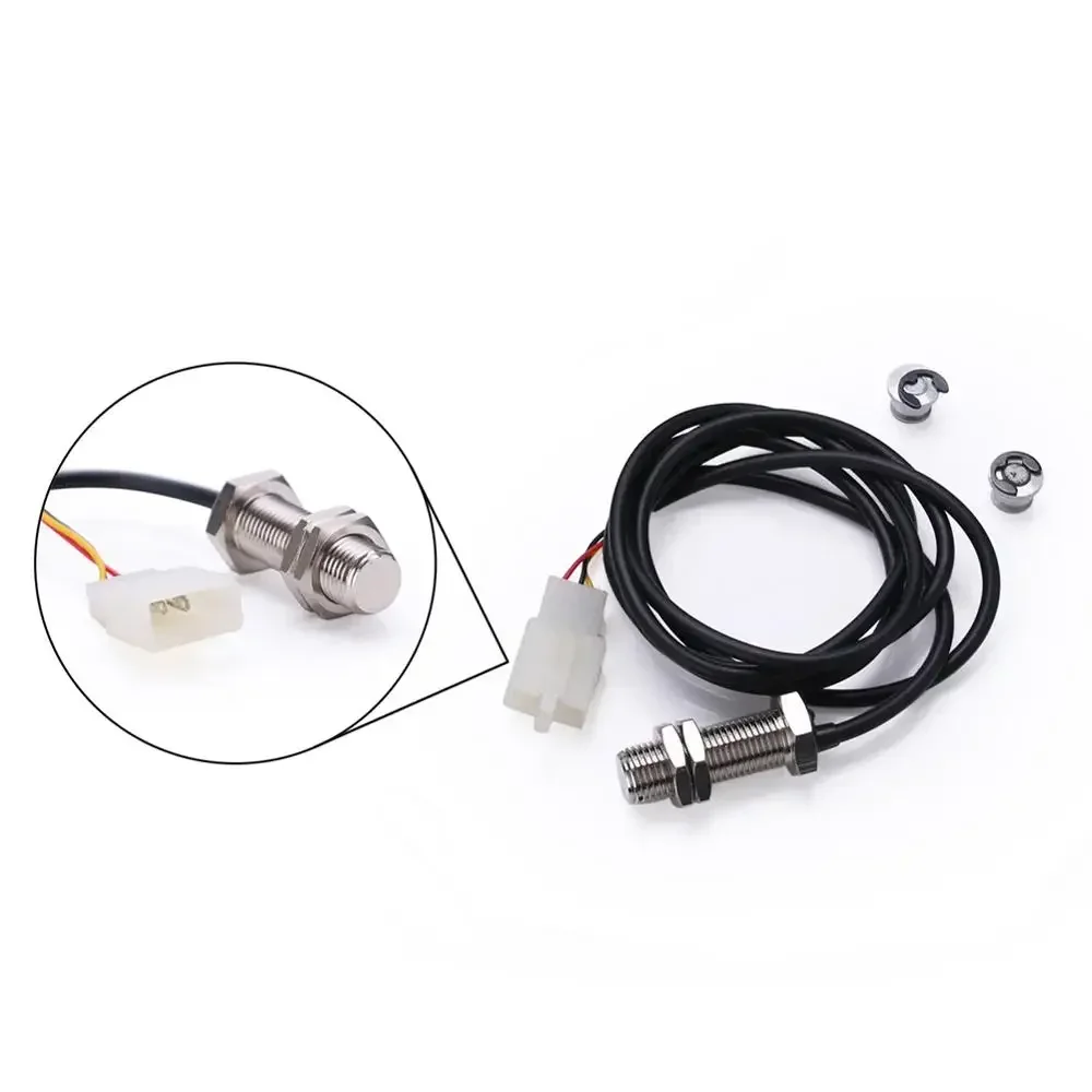 Motorcycle Speedometer Replacement Kit Durable Digital Odometer Sensor Cable Universal for Motorcycle ATV