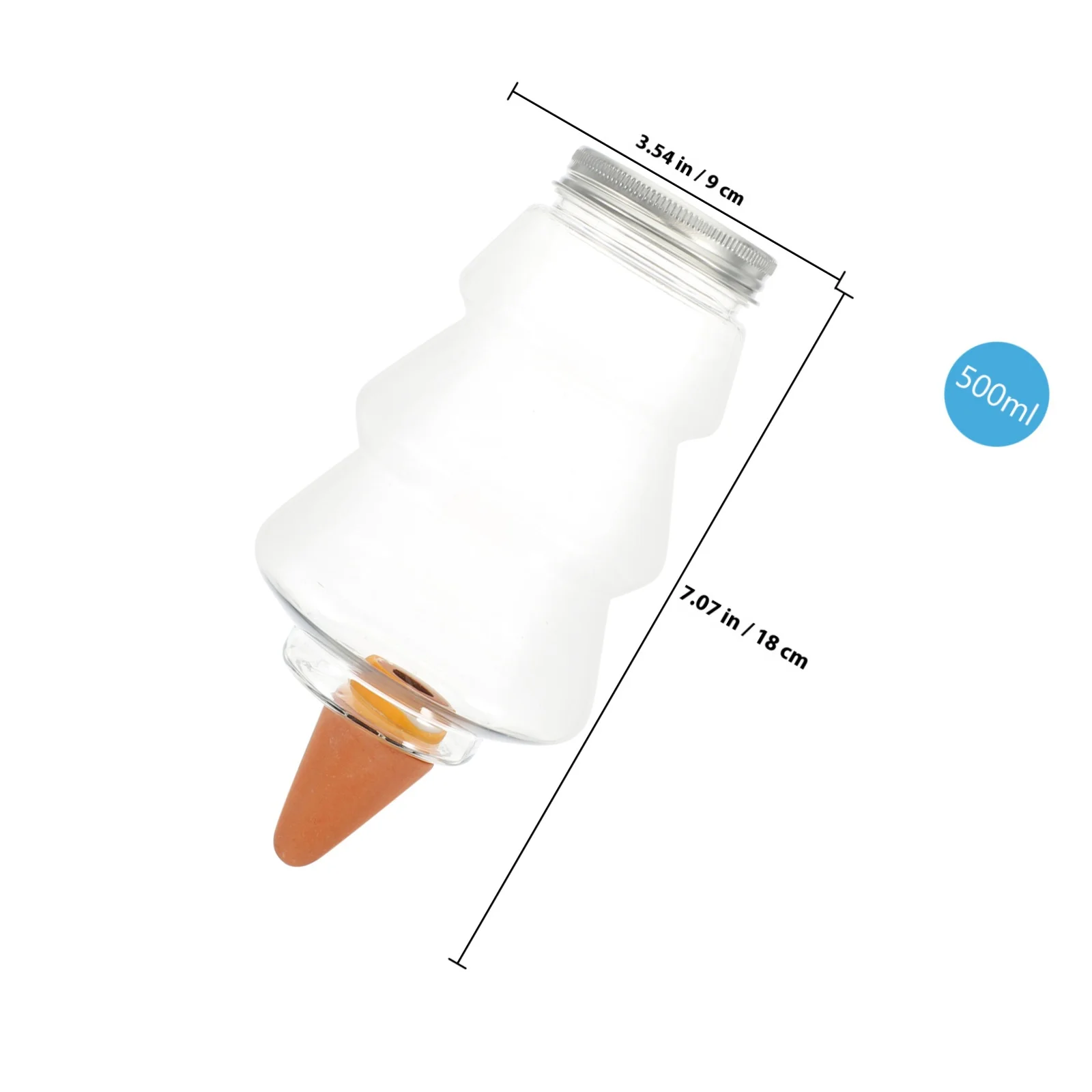 2 قطعة سقي النباتات التلقائي الأجهزة الذاتية الداخلية للنباتات بوعاء حديقة أداة شجرة عيد الميلاد شكل أداة سقي عصاري #3