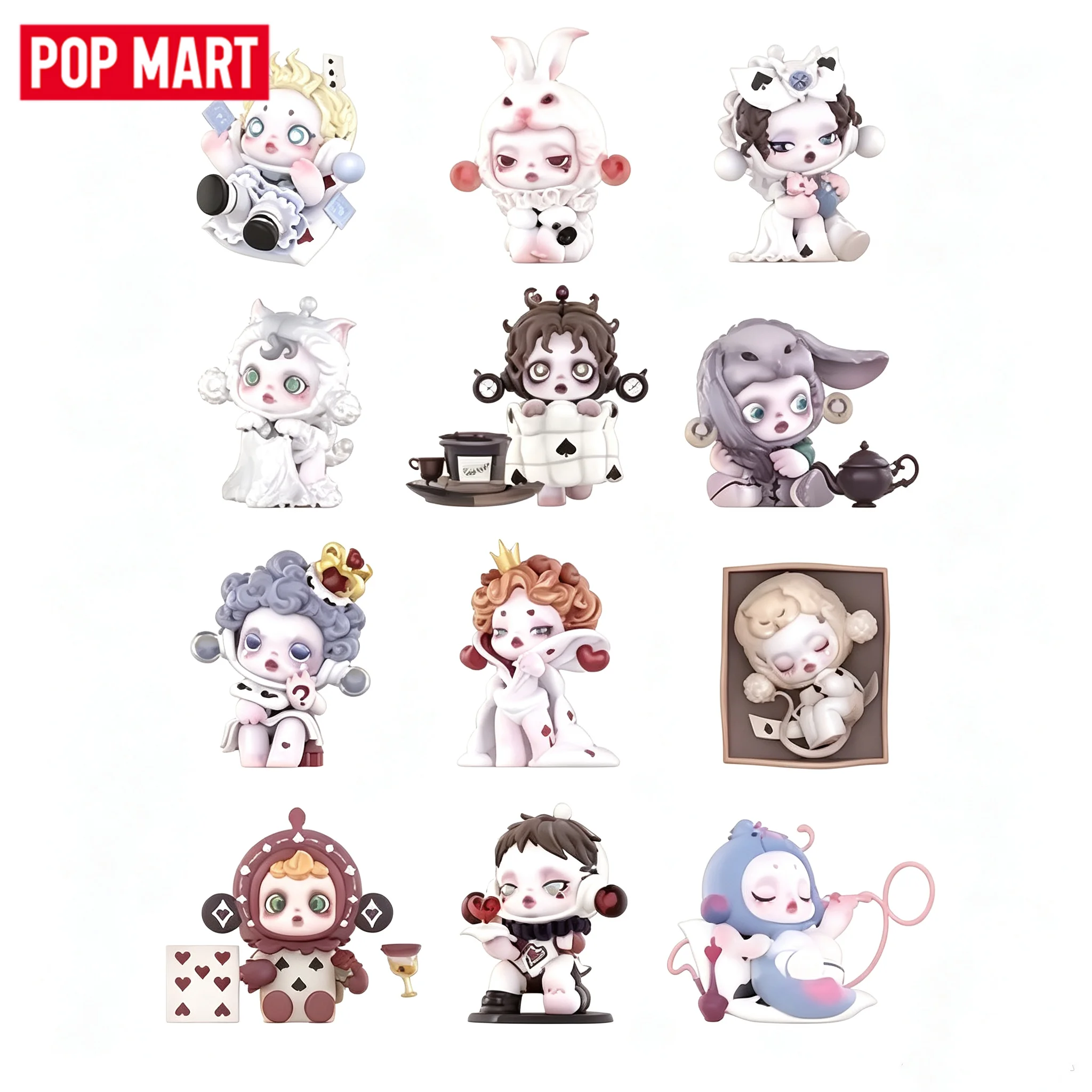 POP MART Skullpanda Everyday Wonderland Serie Blindbox Überraschungsbox Kawaii Ornamente Figuren Heimdekoration Tischmodell Puppen