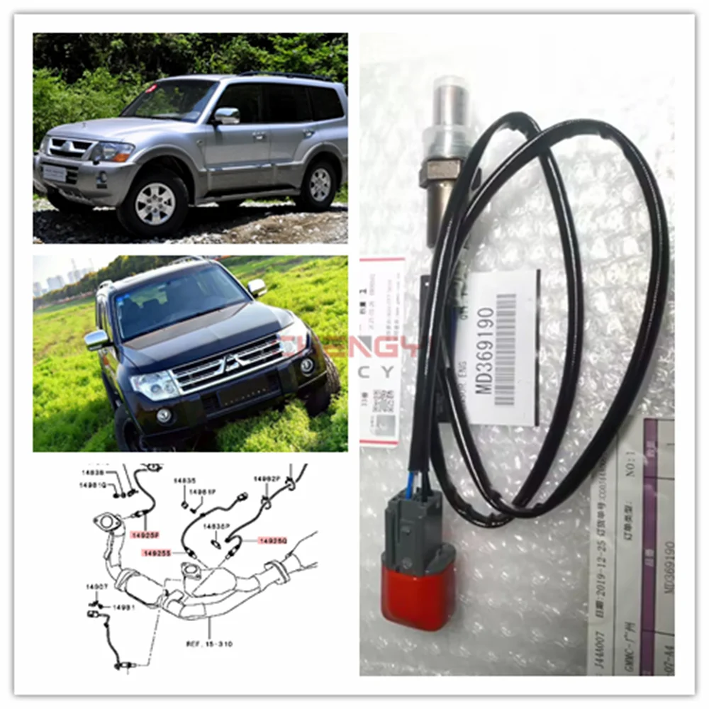 

Engine Control Oxygen Sensor For Pajero Montero Shogun V73W V77W V87W V97W MD369190 MD365014 MR578114 MR578113