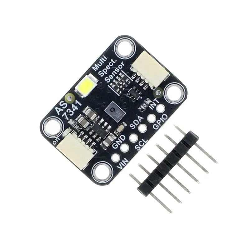 【SLEEK】 Módulo de sensor de color de luz AS7341 Divisor de medición de detección de placa de sensor espectral de 11 canales