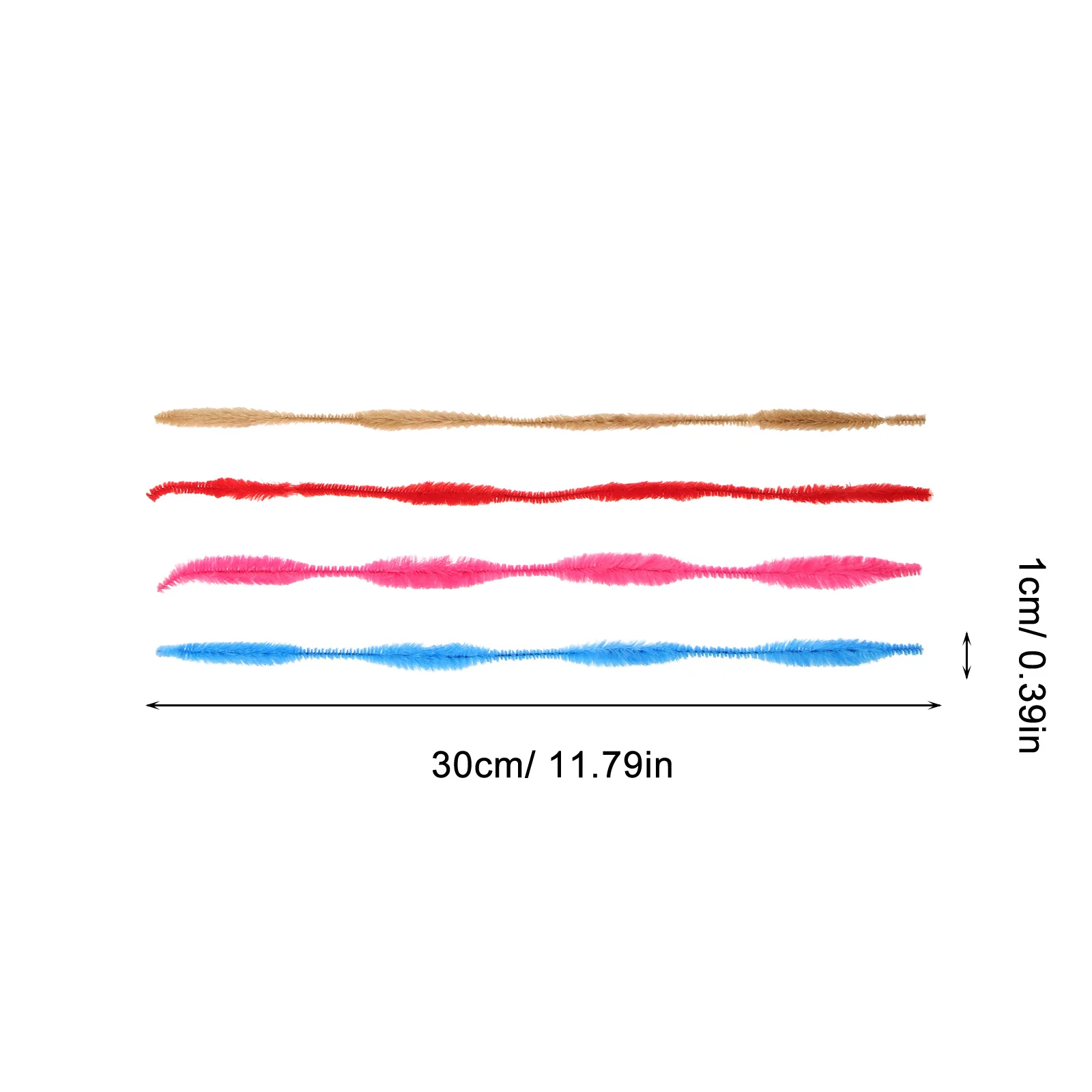 200 個 Diy 手芸ツイストロッド肥厚楽しいクラフトスティック子供のための創造性幼稚園パーティーの装飾活動ツール