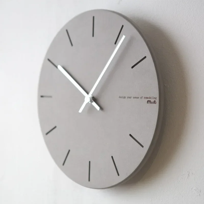 Fashion Simple Silent Wall Clock Creative Luxury Unique Round Wall Clock Office Temperament Interior Despertador Wall Clocks