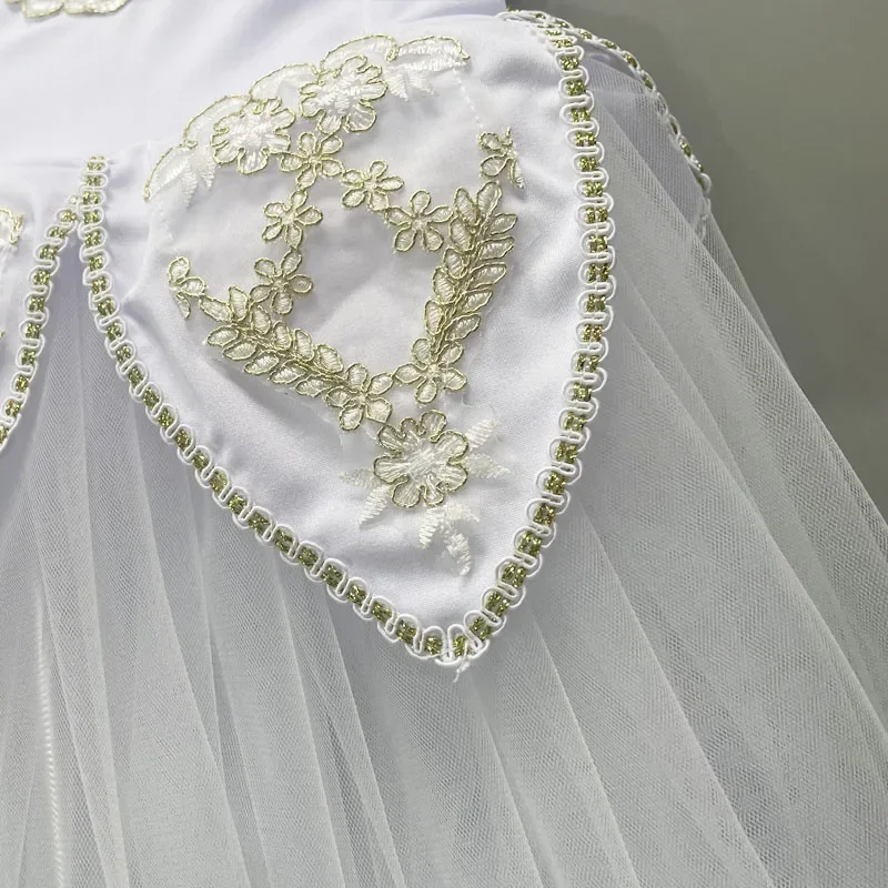 الفتيات توتو الباليه تنورة طويلة راقصة الباليه الأبيض فستان الباليه للأطفال أداء النساء الرقص الشرقي التنانير