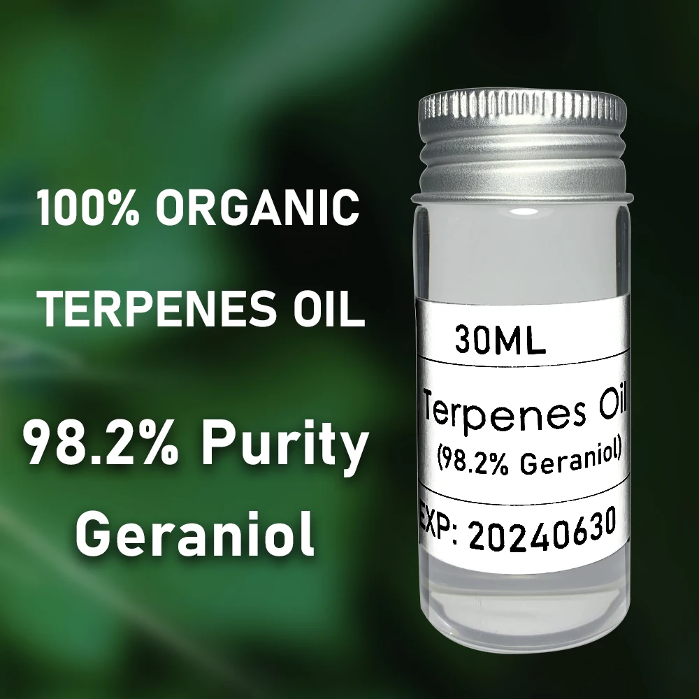 

10-30ml OSM Terpenes Geraniol oil with food-grade level for DIY cosmetics or healthy items for body like perfume & flavor liquid