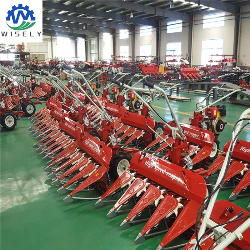 Small Combined Grain Harvester Wheat Rice Reaper Machine Harvesters machine for rice