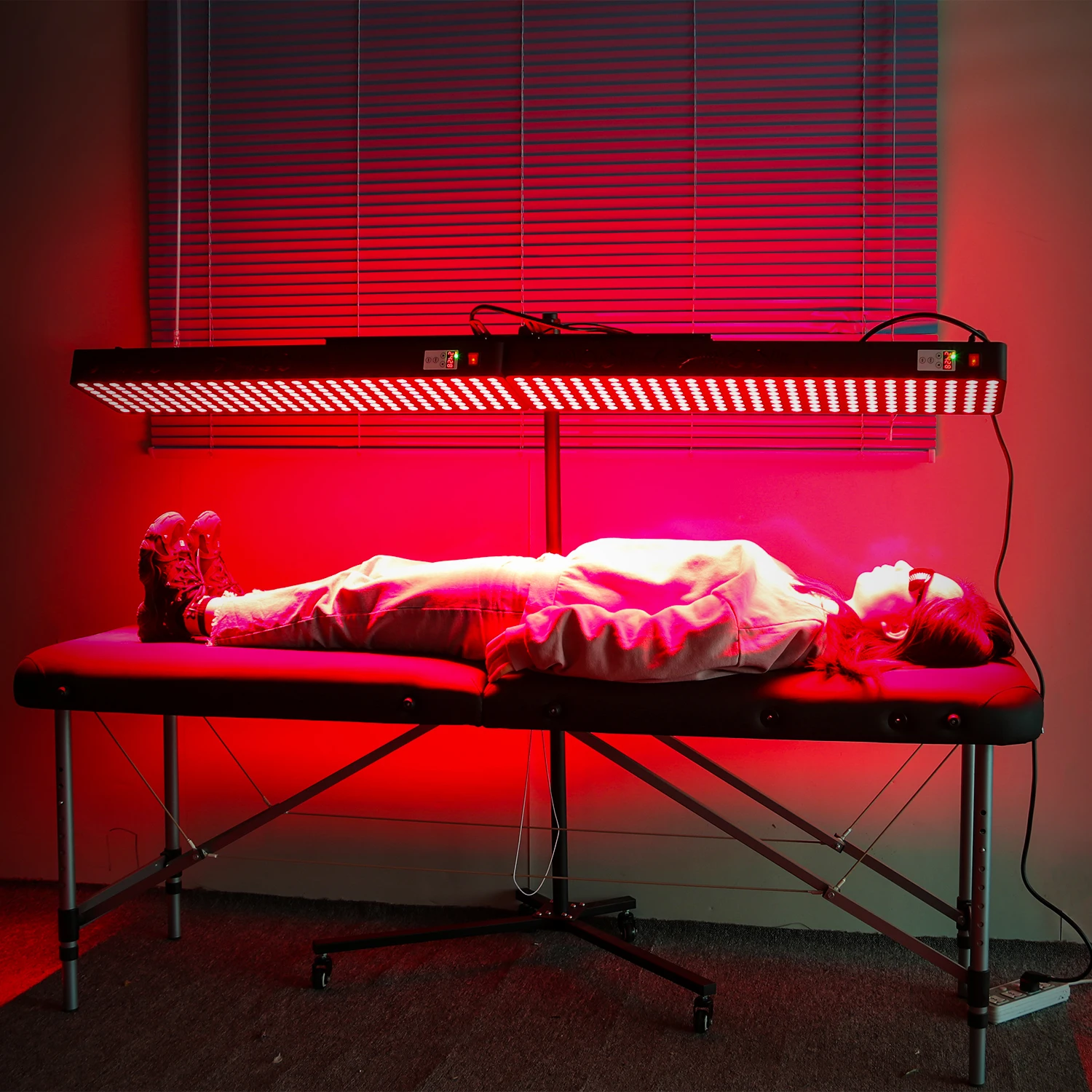 Medical Grade Dual Chip Full Body 1000w Photon Infrared 660nm 850nm Pdt Led Red Light Therapy Panel