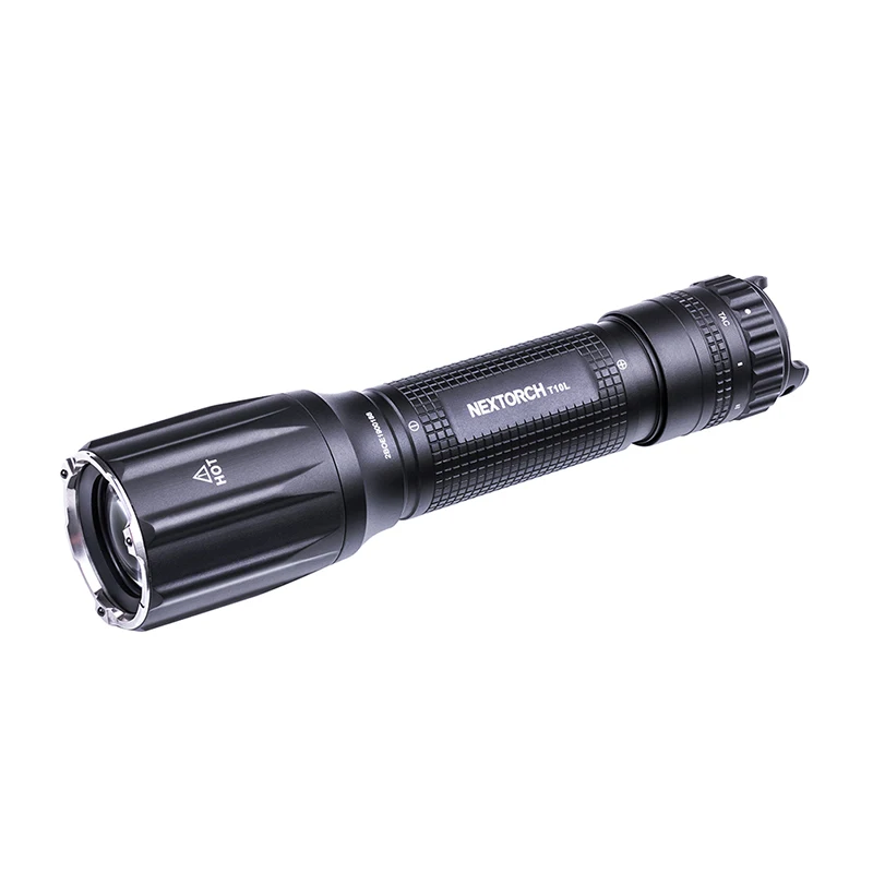 For NEXTORCH T10L Long Distance Rechargeable Torch White Light Flashlight with Lep Laser Aluminum Alloy Body for Tactical Use