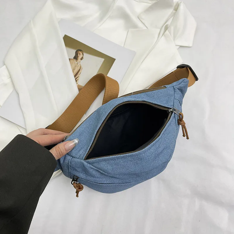 Casual Cord Gürtel Taschen für Frauen Mode Fanny Pack Weibliche Banane Taille Tasche Hüfte Geldbörse Schulter Crossbody Brust Tasche Tasche – Detail 29