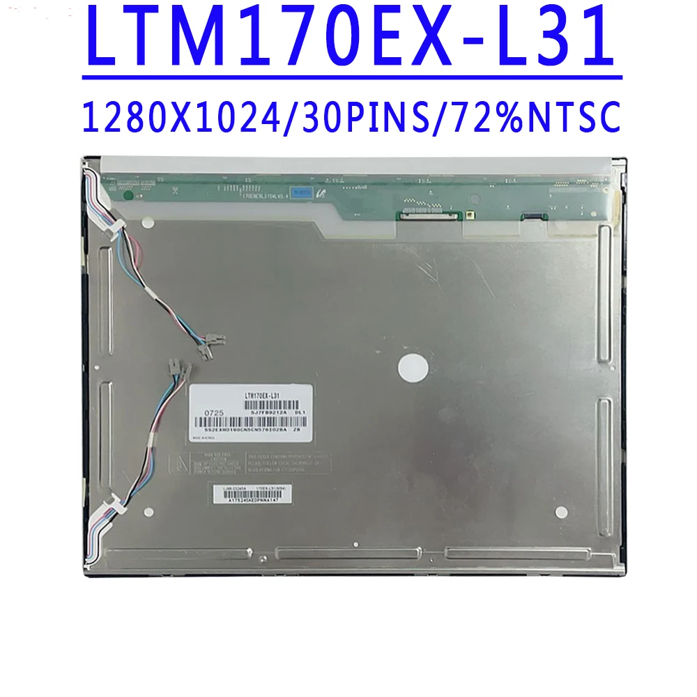 LTM170EX L31 LTM170EX-L31 Original 17.0 inch 1280X1024 30pins LVDS 72% NTSC 300 cd/m² 60HZ Contrast Ratio 1000:1 LED LCD screen