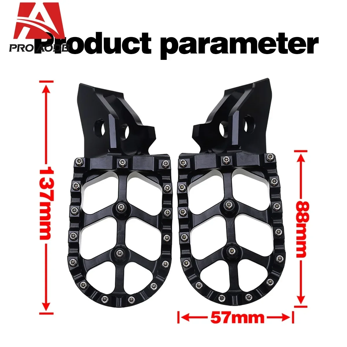 Footrest Foot Pegs Footpegs Rests Pedals For Sur-Ron Surron Ultrabee Ultra Bee Off-Road Electric Moto Vehicle Dirt Bike Parts