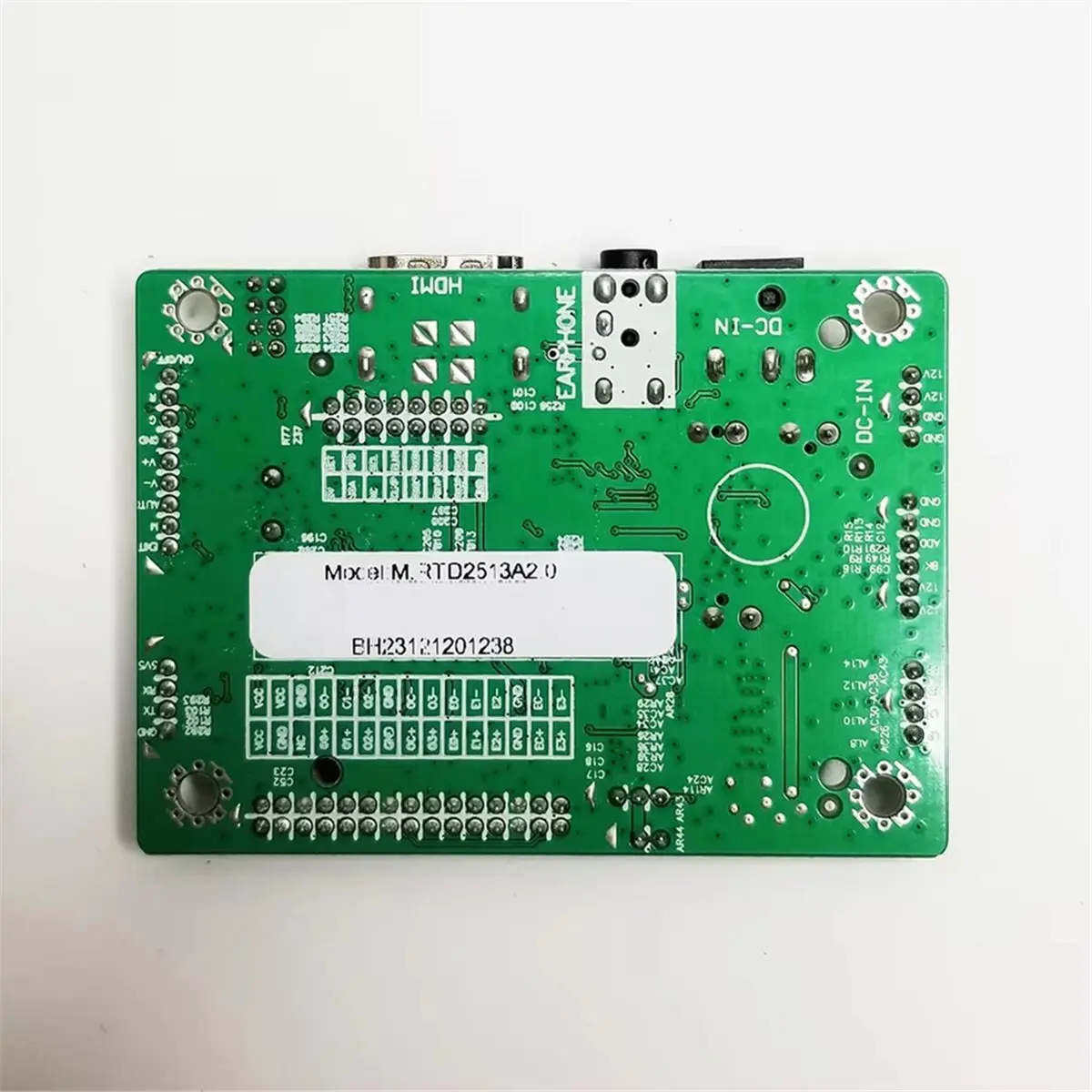 N86R RTD2513 Mini LCD Driver Board -Compatible to LVDS Controller Board 1366x768 Audio with Button Board