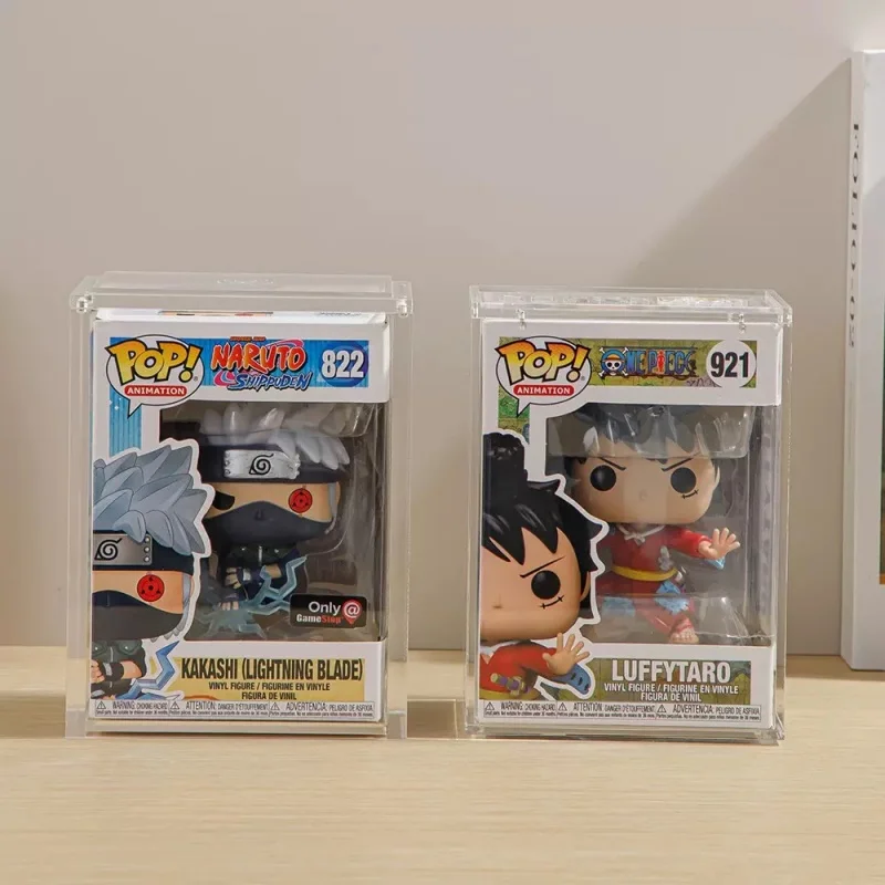 

Funko Pop Clear Acrylic Protector Case For 4 Inch Figures Dustproof Magnetic Acrylic Display Box Collectible Vinyl Model Boxs