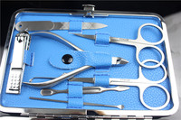 18pcs Portable Manicure full Set Pedicure Scissor Tweezer Knife Ear pick Utility Nail Clipper Kit Stainless steel Nail Care Tool