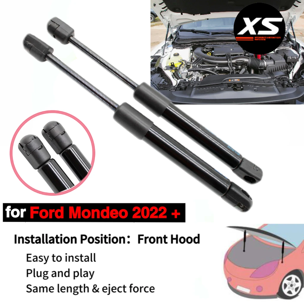 

Передние стойки капота для Ford Mondeo 2022-2025 для Ford Taurus, подъемные опоры, амортизаторы, газовая пружина, демпферы, поршневая опора, стержень