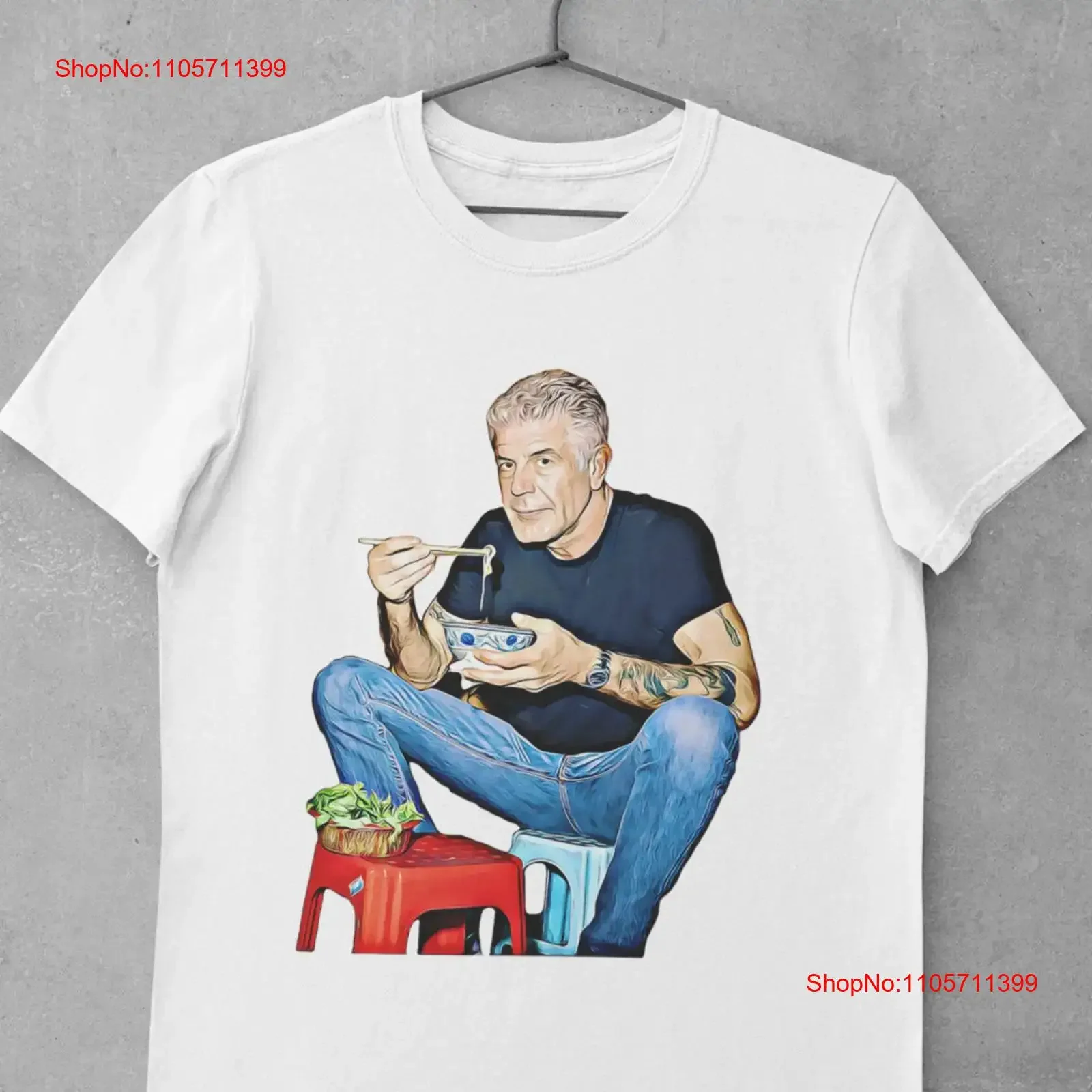 Anthony Bourdain T Shirt Parts Unknown long or short sleeves vintage Washed Stylish Stretched designer clothes Versatile