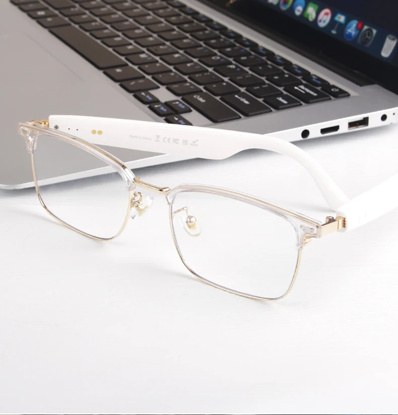 KOIPSSE Smart-Brille, schwarze Technologie, hochwertige Outdoor-Sportarten für Erwachsene, Strand, Fahren, integrierte Lautsprecher, Musik spielen, Dual-Touch-HIF – Detail 18