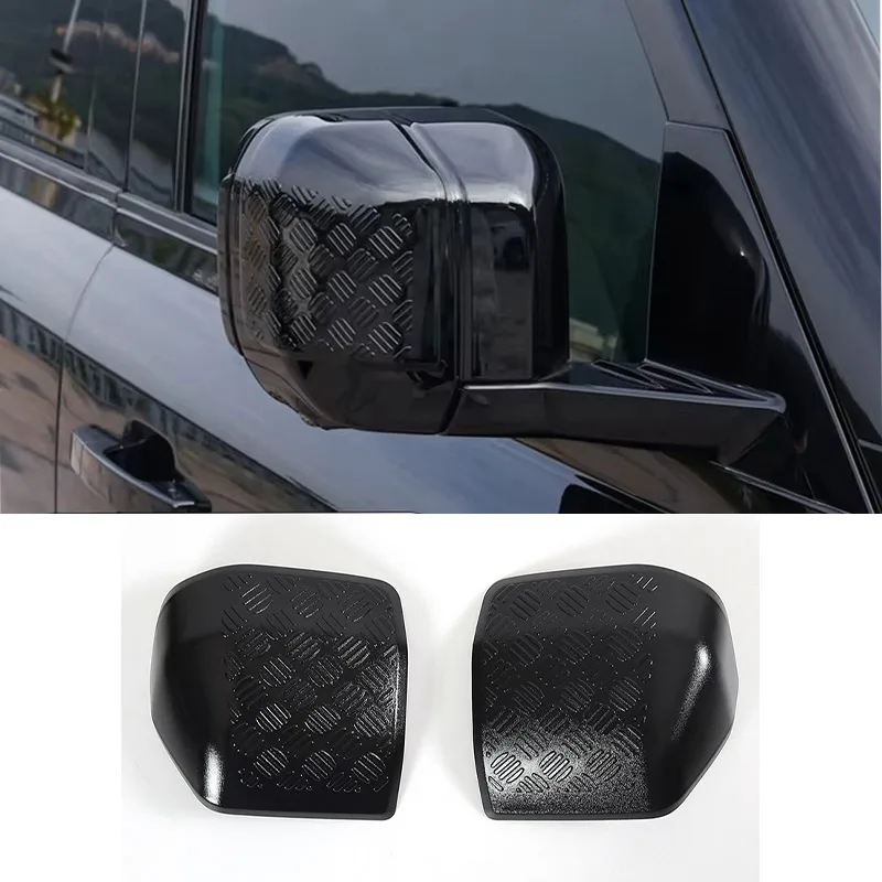 

Car Exterior Rear View Mirror Cover Trim For Land Rover Defender 90 110 130 2020 2021 2022 2023 2024 Accessories