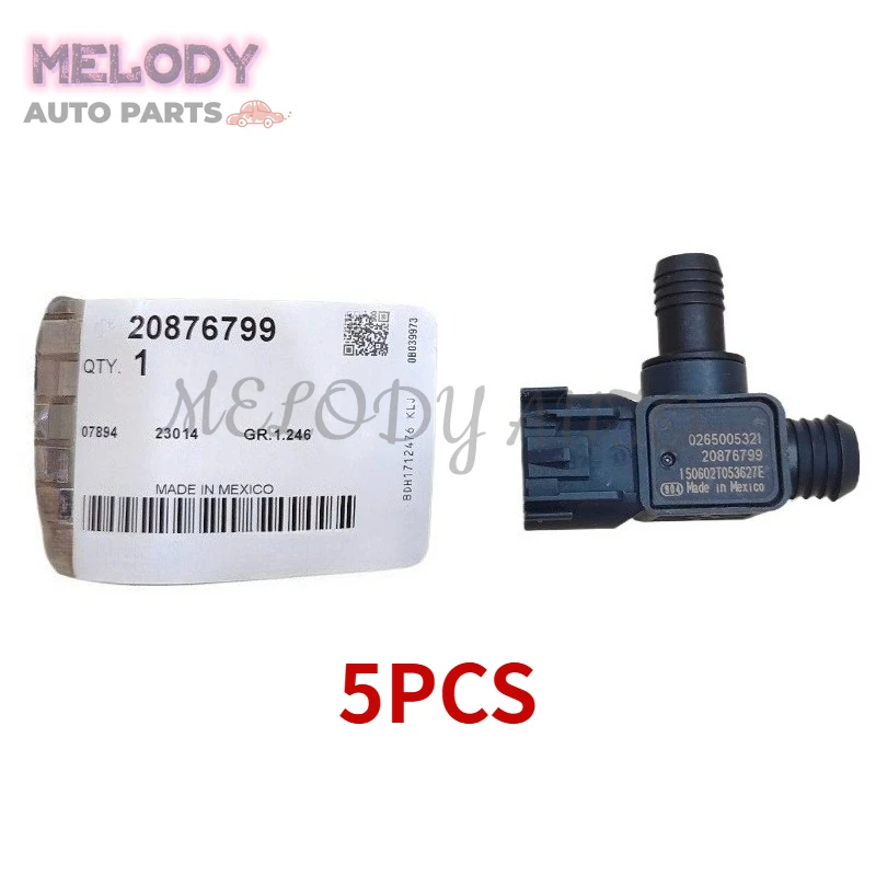 

5PCS 0265005321 20876799 Power Brake Booster Pressure Vacuum Sensor For Chevrolet Cruze Equinox Malibu Cadillac ATS CTS