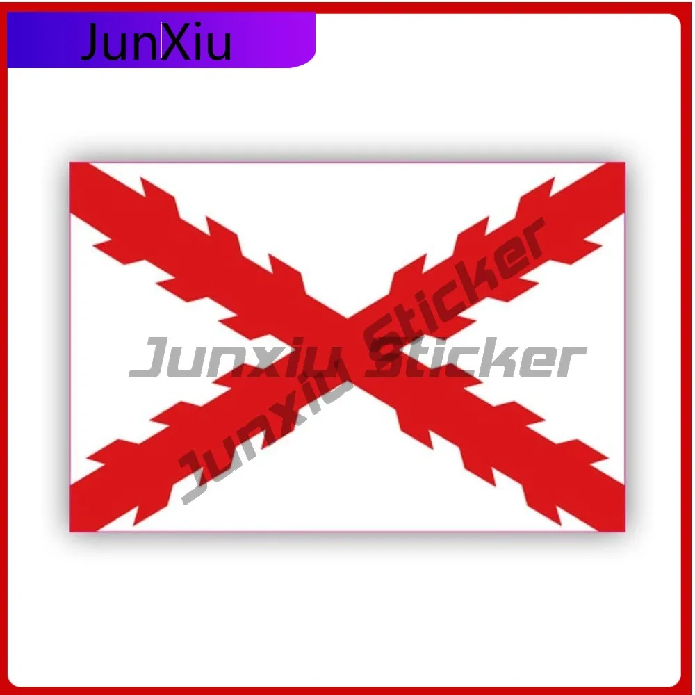 

Flag Of Burgundy Sticker Uv Protected Decals State Flag Patriotic Car Sticker Vinyl Decal Die Cut Sun Protection Waterproof