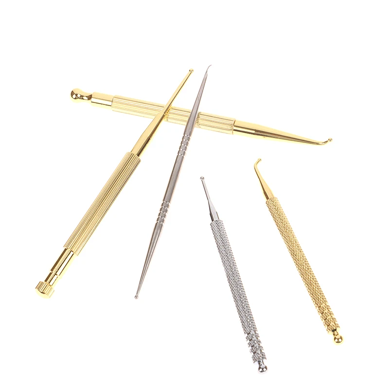 1Pcs Acupuncture Point Probe Stainless Steel Auricular Point Pen Beauty Ear Reflex Zone Massage Needle Detection Health Care