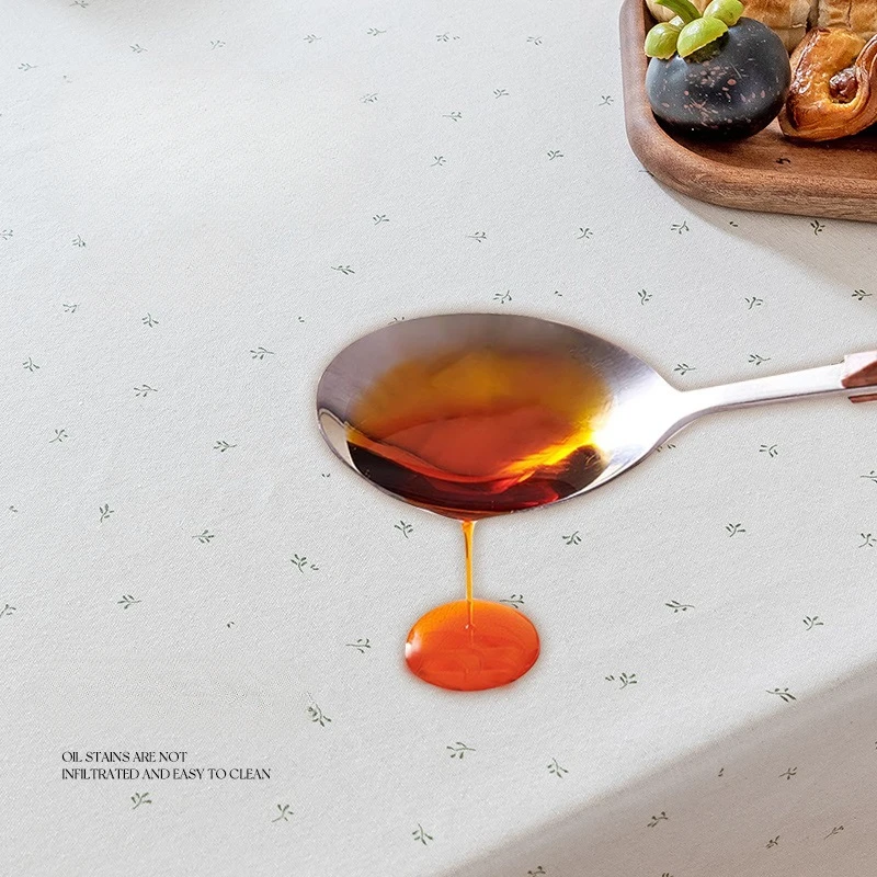 Rectangular Waterproof Tablecloth Tassel Square Table Cloth Tea Table Cover for Home Kitchen Restaurant Wedding Decor