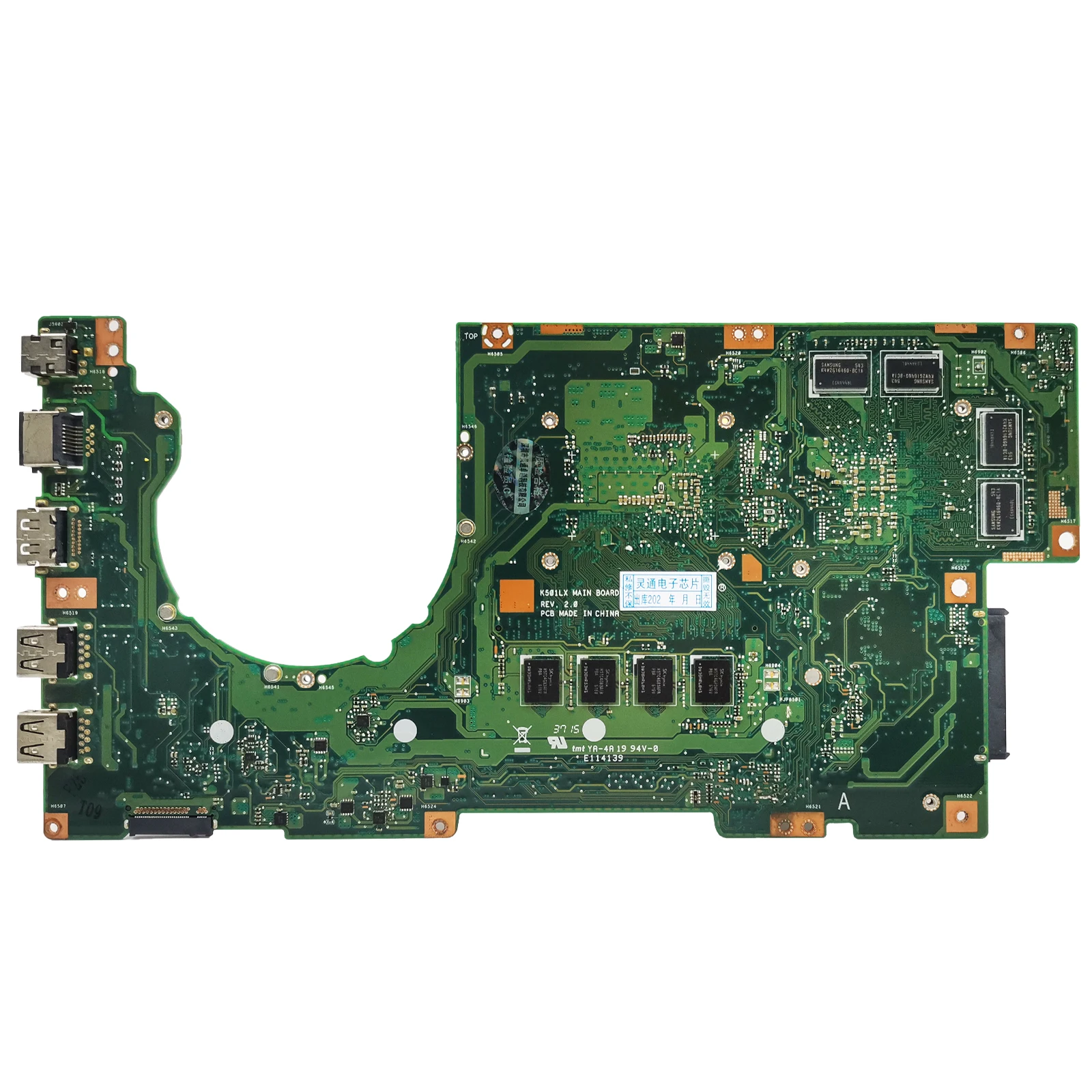 K501LB Laptop Motherboard For ASUS K501LX K501L A501L V505L Mainboard CPU I3 I5 I7 5th Gen 4G-RAM GT940 DDR3