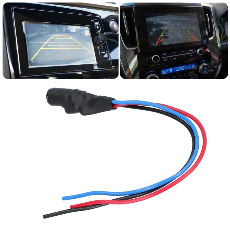 Car Camera Noise Reduction Cord Reversing Images Filter Cable for Improved Parking Safety Distortion Visuals