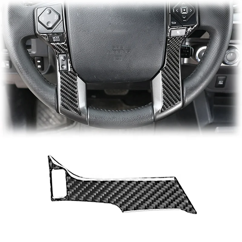 

Flying Wing Carbon Fiber Steering Wheel Dashboard Decoration Sticker For TACOMA 2016-2023 Steering Wheel Sticker