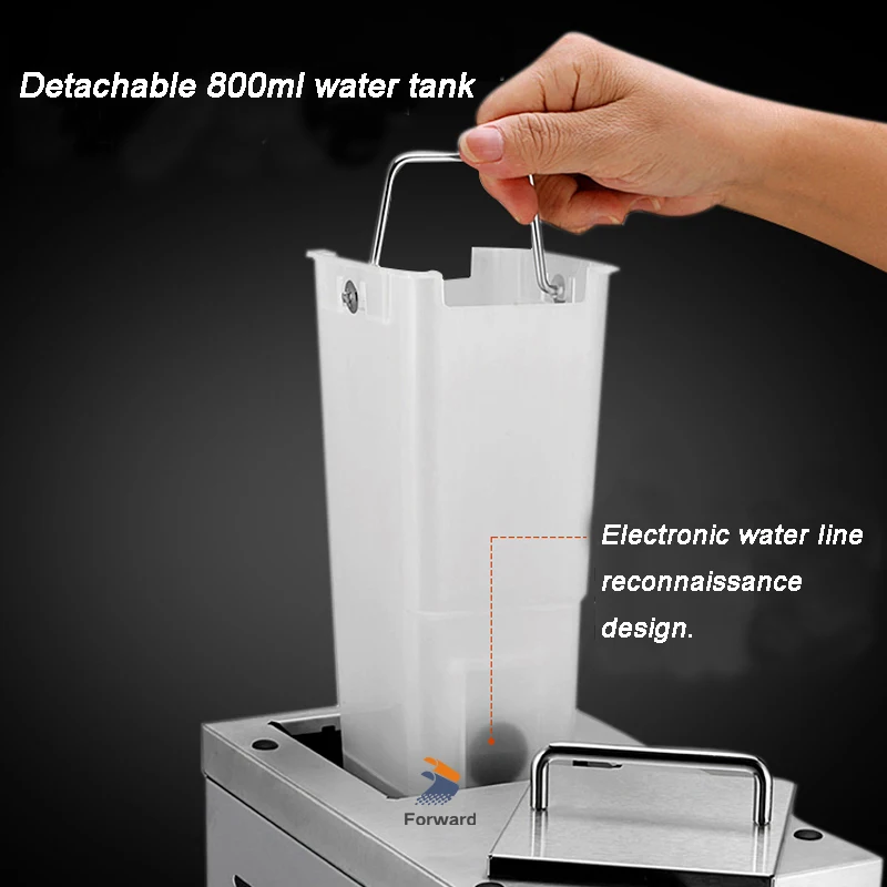 Electric 1450W Steam Milk Foaming Machine Automatic Cleaning Milk Frother Water Heating Steamer For Bubble Tea Shop