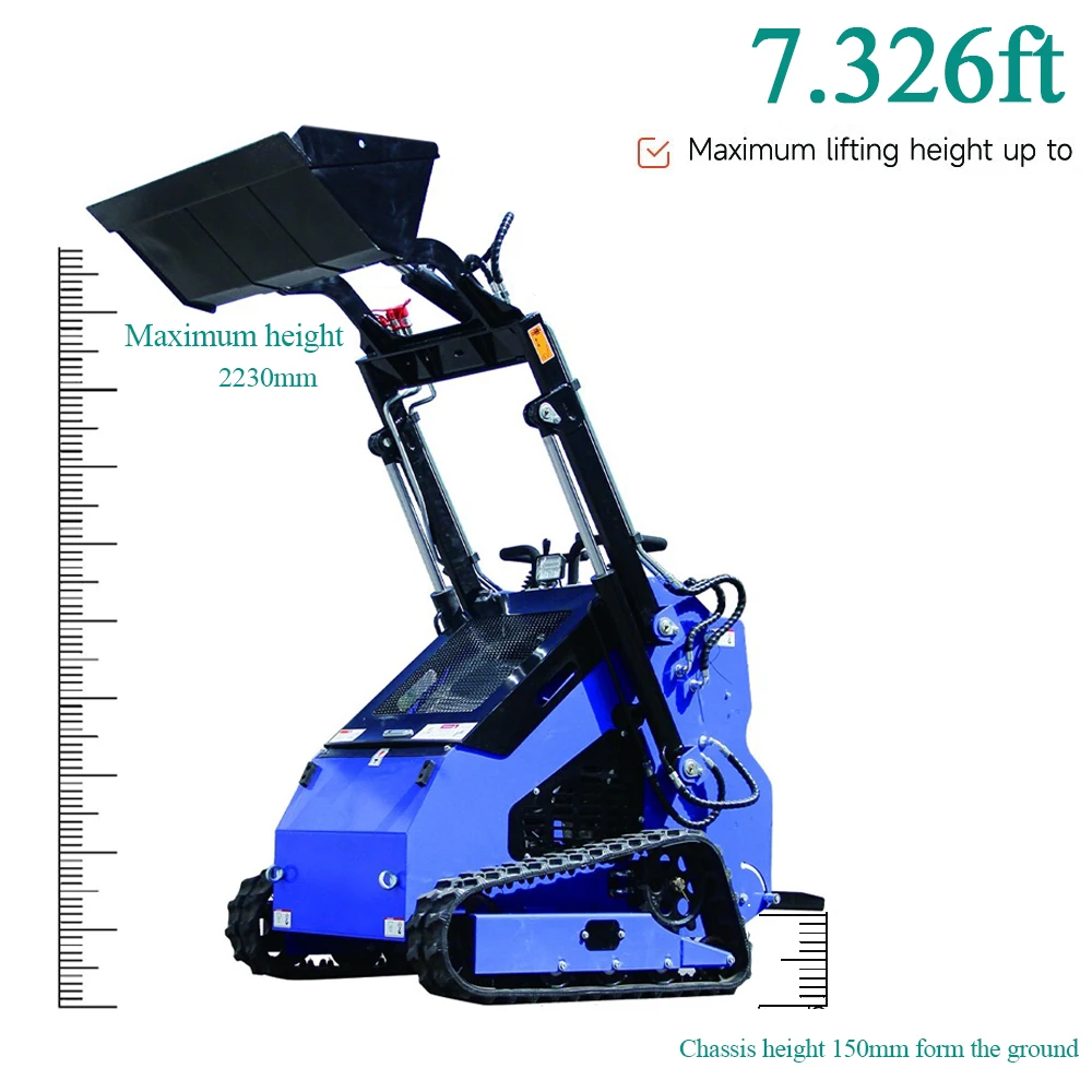 Full payment not a deposit compact tracked skid steer loader | 23 HP gasoline engine for versatile workATTACHXPRO